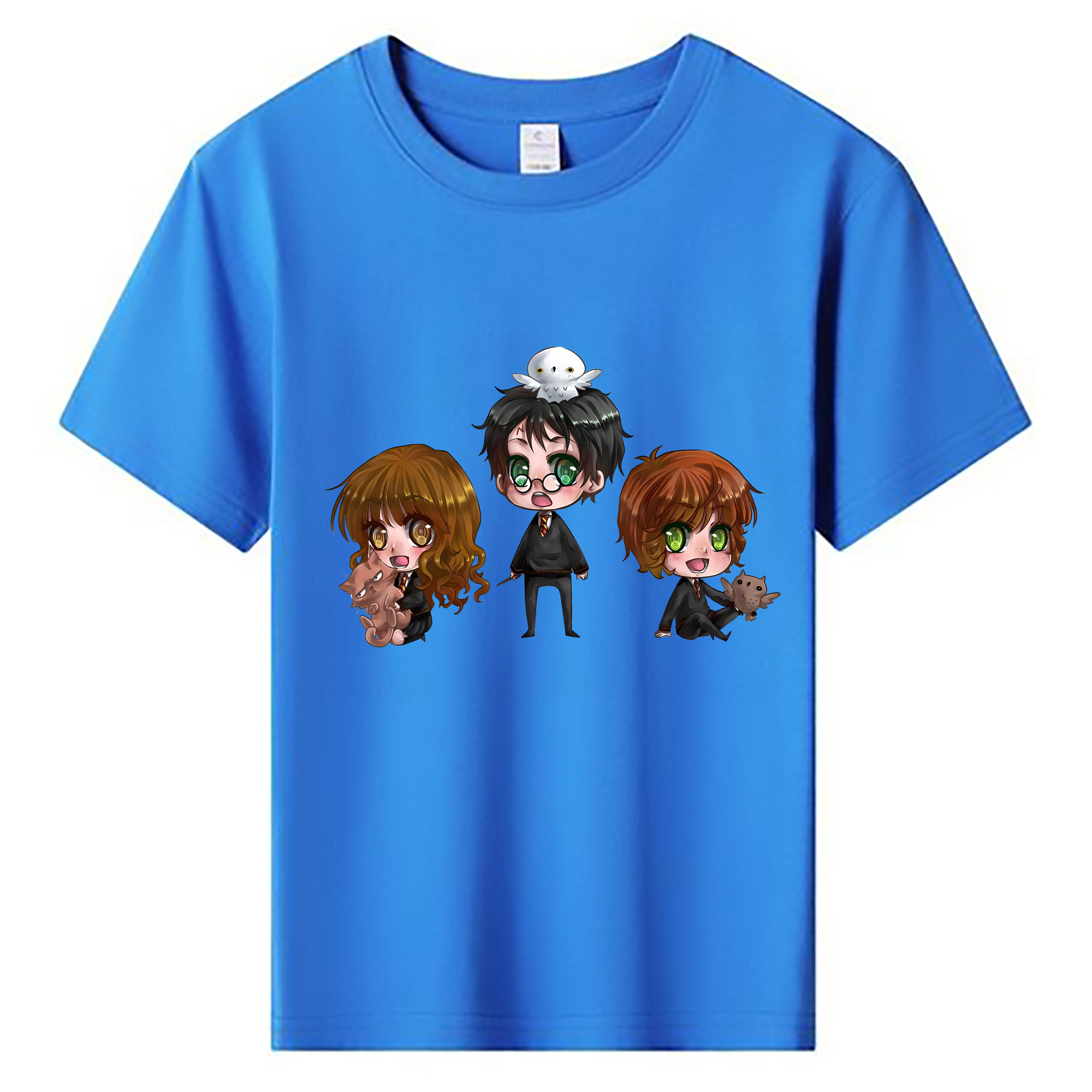 （画像用） Harry Potter ハリー・ポッターシリーズ 綿100％キッズTシャツ（フロントプリント）